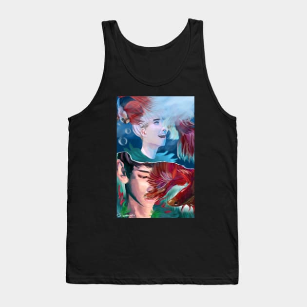 jonghyun sea - By 경훈 (Kyeong Hun) Tank Top by dinarippercreations